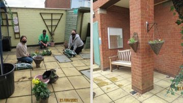 Cradley Heath care home garden gets a makeover